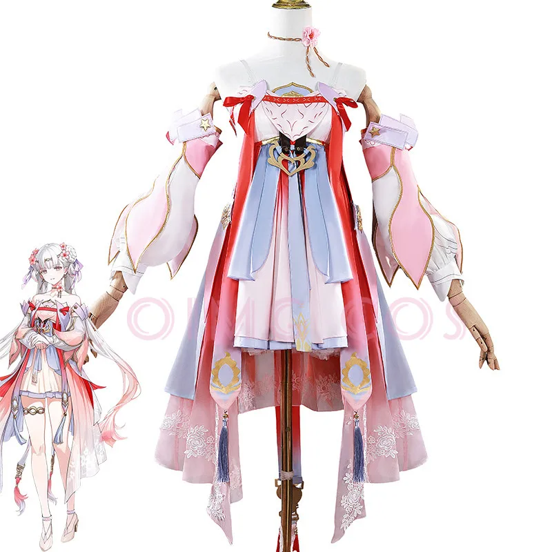 

Wuthering Waves Jinhsi Cosplay Costume Carnival Uniform Anime Halloween Costumes Women Game