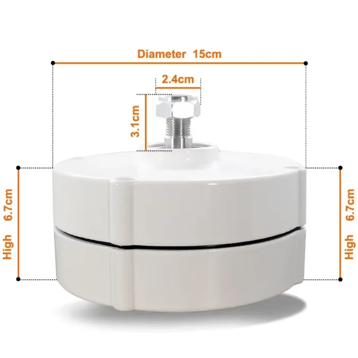 500W Generator High Power Output Single Shaft Gearless Permanent Magnet Free Energy Generator DIY AC Alternators