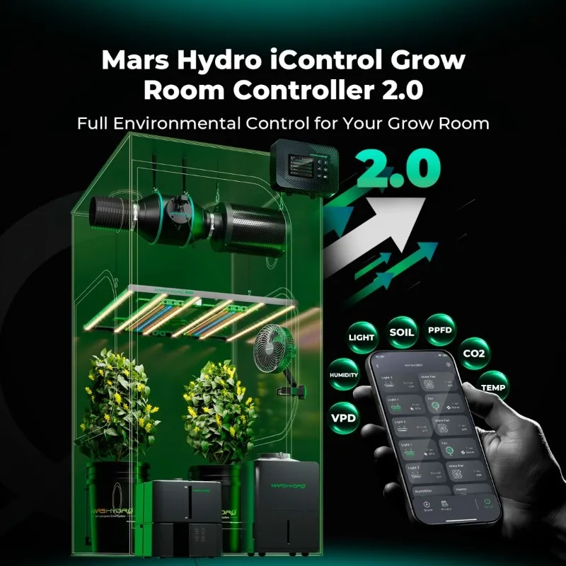 480W 4x4ft 120x120cm FC4800 EVO Full Spectrum Grow Light Variable Light Emitting Diode Tent Kit Icon 4x4 Grow Tent Complete Kit