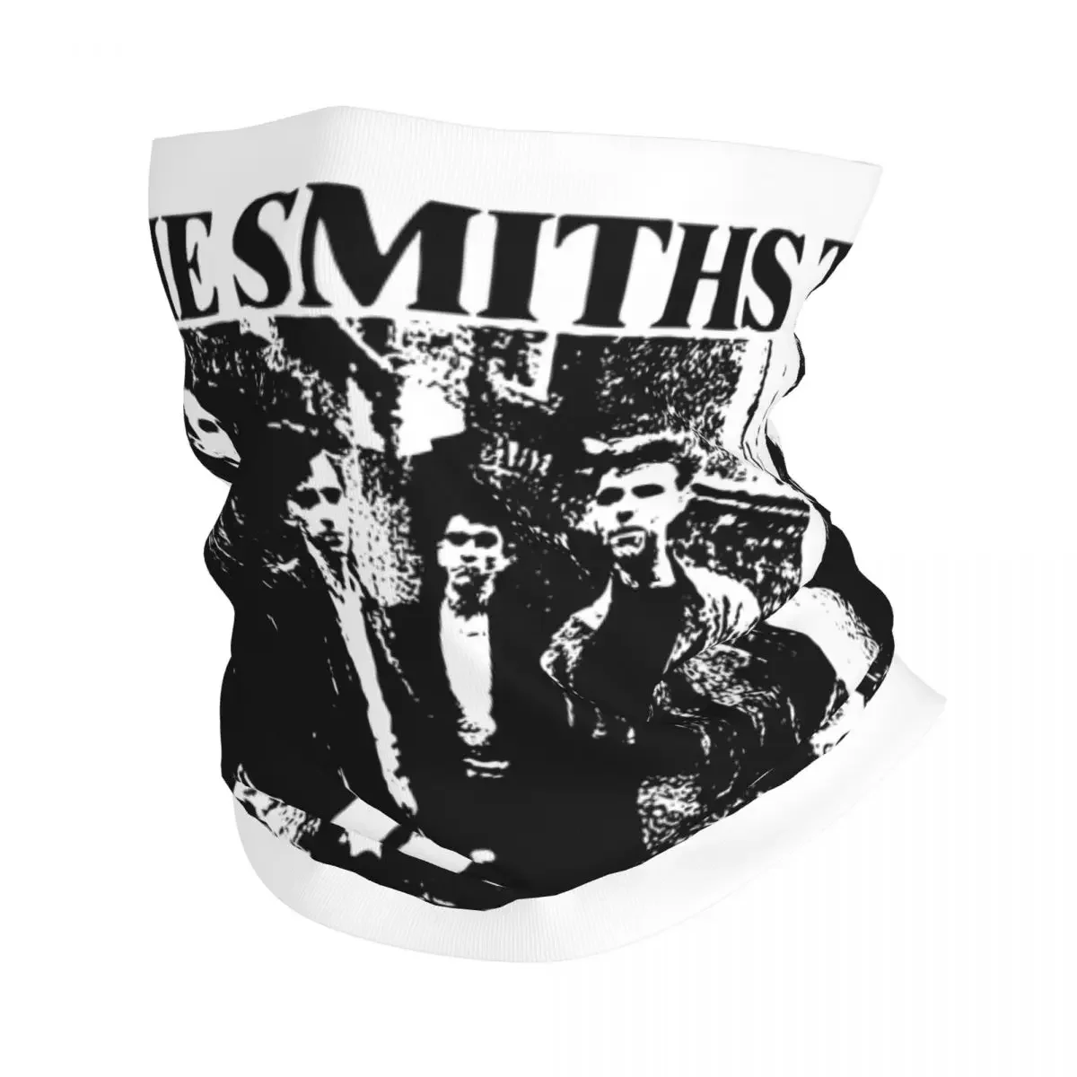 The Smiths Vintage Pencil Drawing Style Bandana Neck Gaiter Printed Music Balaclavas Mask Scarf Warm Headband Hiking for Men