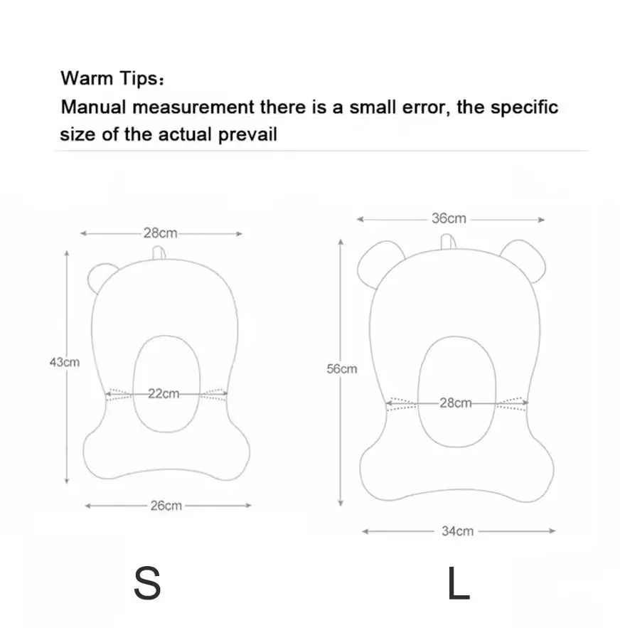 Baby Bathtub Pad Ajustable Bath Tub Shower Cushion Newborn Support Seat Mat Portable Foldable Baby Bath Seat Floating Water Pad