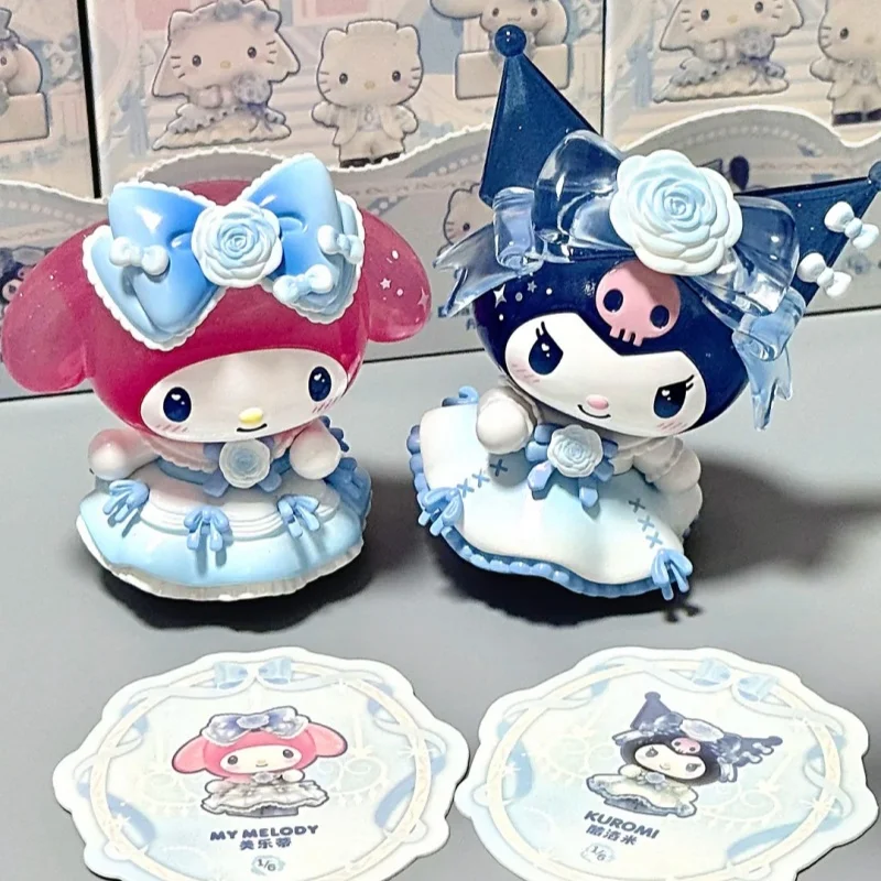 New Arrival Romantic Wedding Series Blind Box Kawaii Kitty Melody Cinnamoroll Desktop Decoration Trendy Gift For Girls In Stock