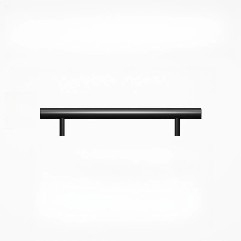 Brass Furniture Rod Copper Natural Color Matte Black American Retro Shoe Tatami Wardrobe Drawer Cabinet Hardware Door Handle