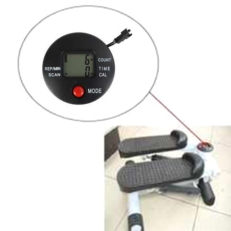 

Track Performance Multifunctional Gym Essential Stepper Counter Monitor For Exercise Bike