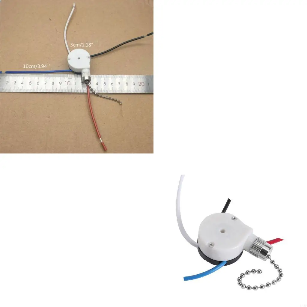 

3 ускоренных переключателей потолочного вентилятора Проволочный управление цепи с предварительно установленным проводом для и