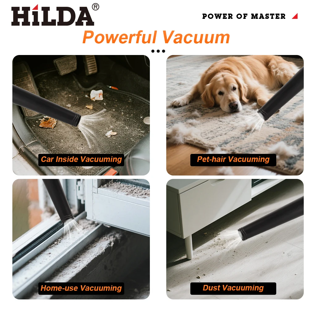 هيلدا منفاخ الهواء الكهربائي فراغ نظيفة تهب 2 في 1 منفاخ الثلج اللاسلكي ليثيوم منفاخ الهواء الكهربائي لبطارية ماكيتا