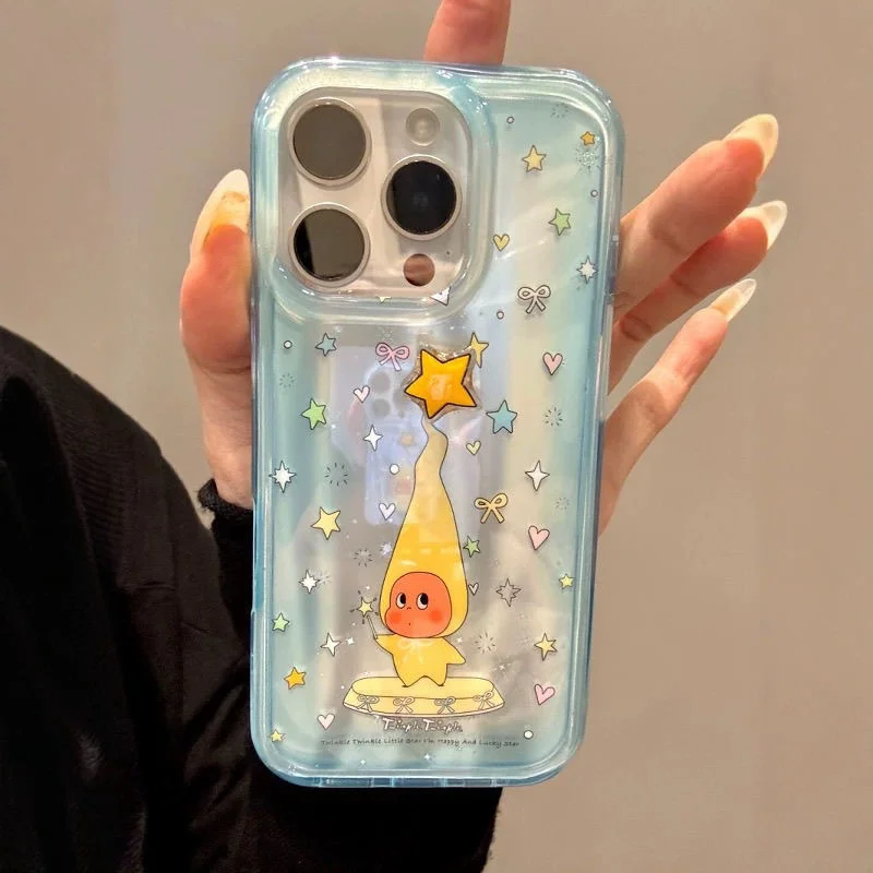 Meteor IND Blunt Blue Star Cartoon Double Layer Phone Case w