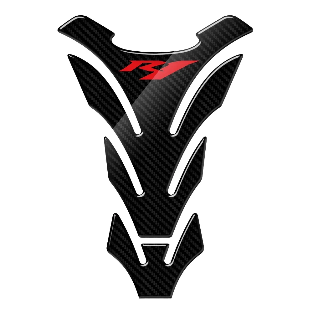 For Yamaha YZF-R1 R1 Tankpad 3D Carbon-Look Motorcycle Tank Pad Protector Stickers