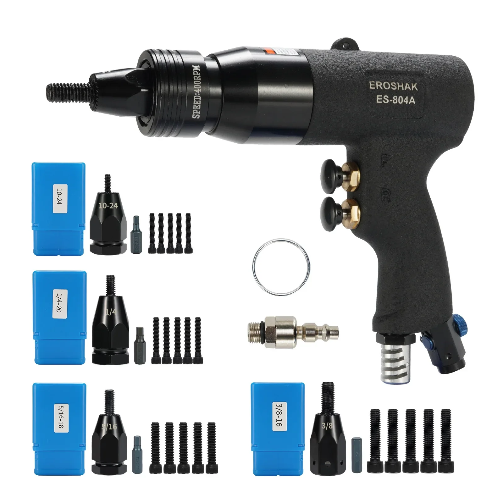 

Light Weight OEM Customization Suitable For All Materials Rivet Nut Riveting Capacity M3-M12 Pneumatic Rivet Nut Tool