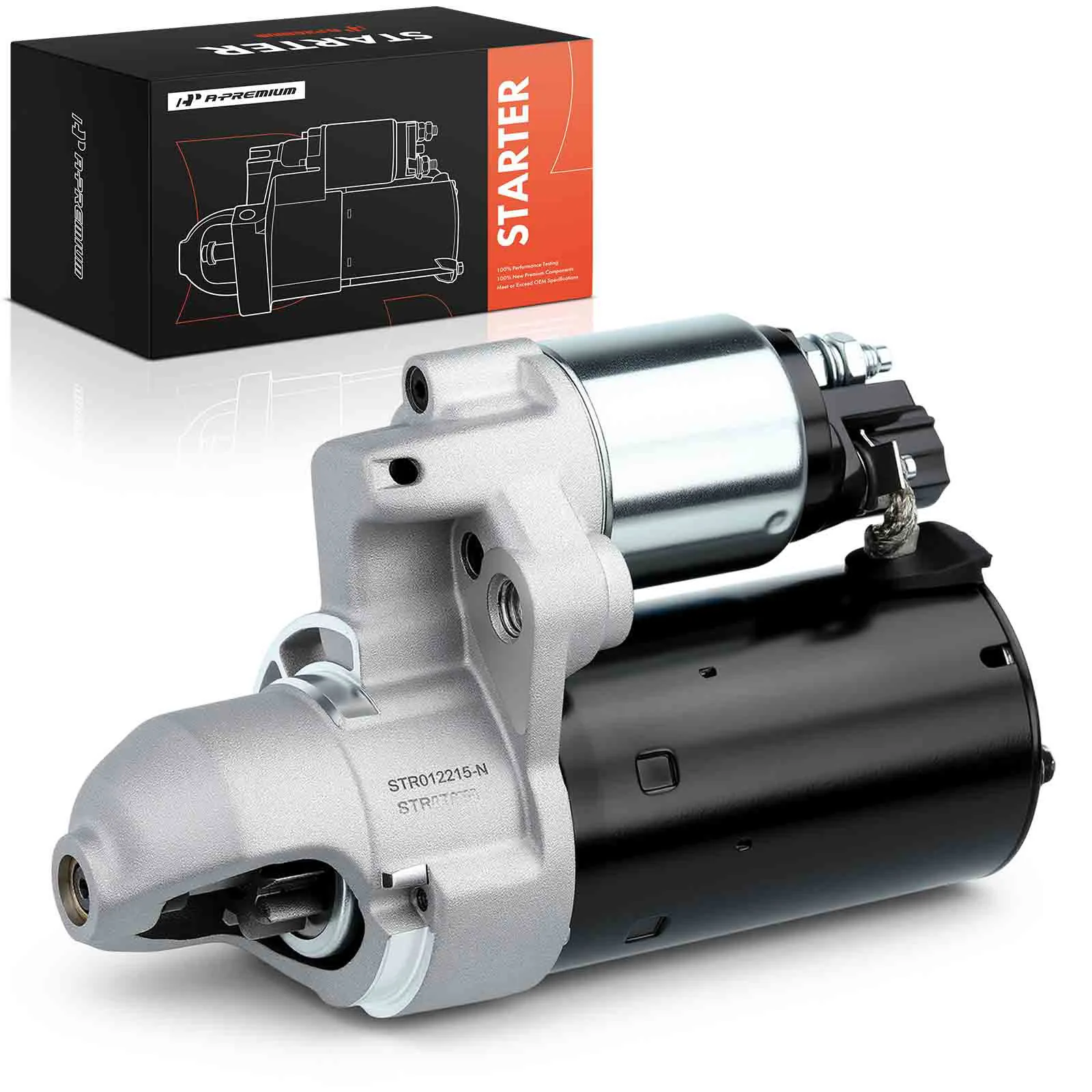 A-Premium Starter Motor for Audi A4 2006-2008 A4 Quattro 2005-2009 A6 2006-2011 A6 Quattro 2005-2011