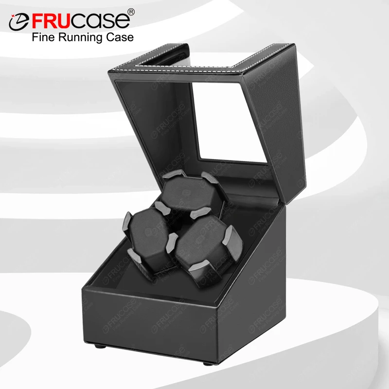 FRUCASE Watch Winder for automatic watches automatic winder for 3 watches Watch Box