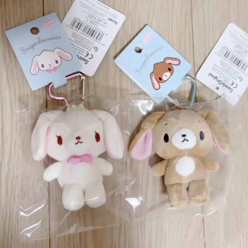 

Sanrio Sugarbunnies PP хлопок в форме сердца уменьшают плюшевую куклу брелок с подвеской рюкзак дорожные аксессуары подарок на день рождения для девочки