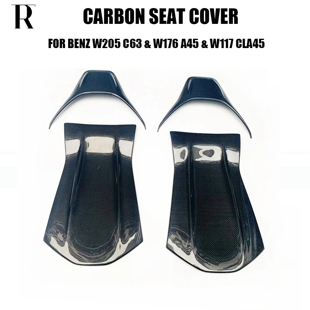 

Dry Carbon Fiber Interior Decorative Back Seat Cover Trim for Benz W205 C63 AMG 4 door & W117 CLA45 AMG & W176 A45 AMG
