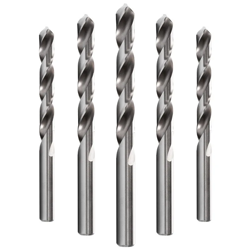 5pcs 12-16mm M2 Precision Full Ground Straight Shank Twist Drill Specially for Striking Aluminum Metal Iron Sheet Twist Drill