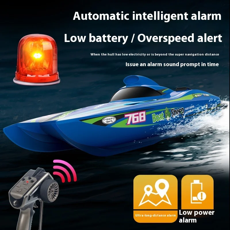 

Brushless Remote Control Boat Jet Propulsion Long Endurance Electric Toy High-Speed Racer For Boys Water Sports Entertainment
