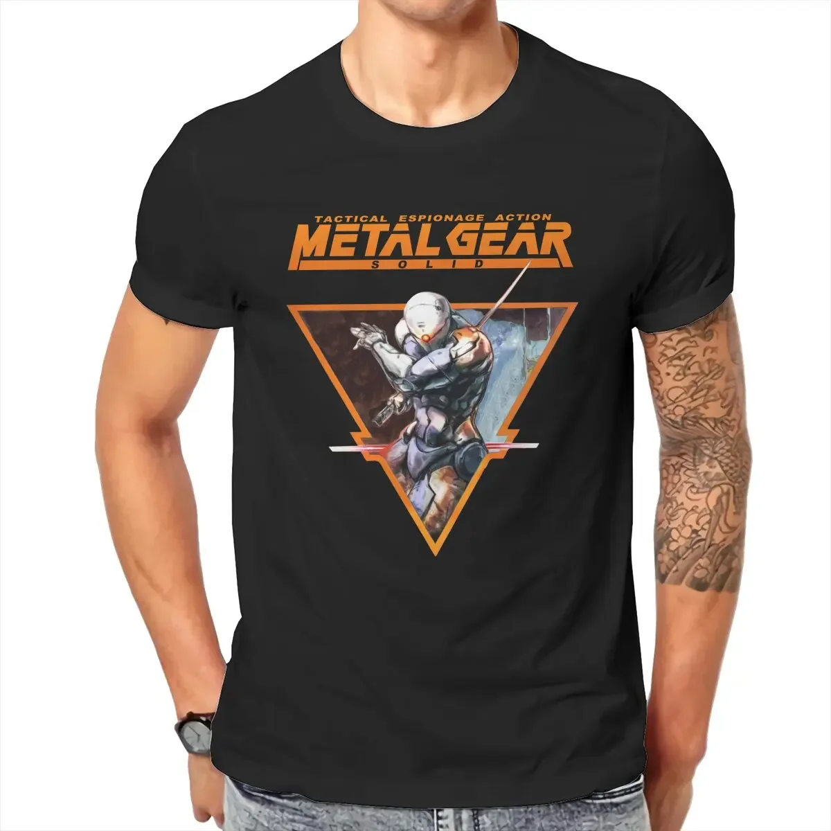 Grey Fox Option C Metal gear solid snake cyborg ninja MGS videogiochi magliette 100% cotone abbigliamento T-shirt stampate Vintage