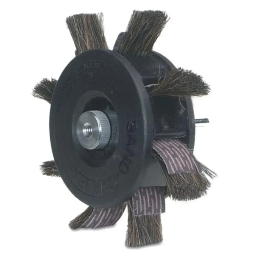 

Merit 350-RP Sand-O-Flex Abrasive Wheel Round Shank Aluminum Oxide 6-1/2" Diameter x 1" Width Grit 80 Pack of 1