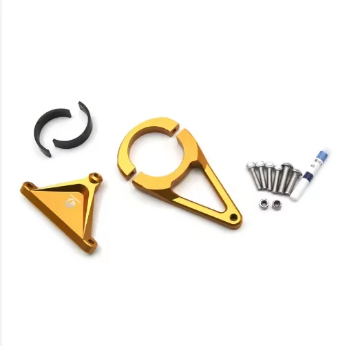 

Chiefdom Motorcycle Aluminum Alloy Front Fork Steering Damper Bracket 55mm/49mm Suitable for Road Glide Modification/Upgrade