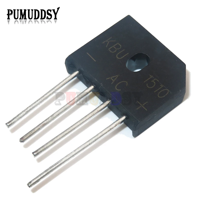 5PCS 2A 3A 4A 6A 8A 10A 15A 600V 800V 1000V Diode Bridge Rectifier KBP206 210 310 KBL406 410 608 610 1010 1510 New