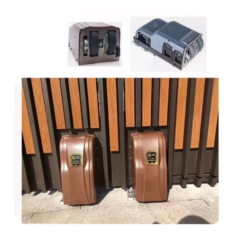 Industrial Heavy Double Wheel Drive Automation Kits Swing Gate Motor