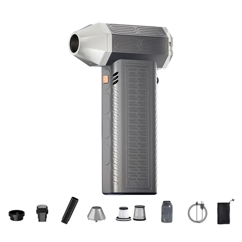 

ABKS-Air Blower 130000RPM Turbofan Mini Fan Brushless Motor Handheld Duct Fan Portable Charging Cleaning Car Dryer