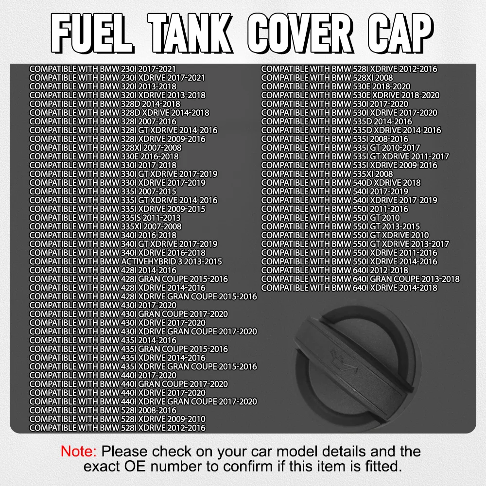 سيارة الوقود خزان الغاز غطاء تغليف 1112 8655 331 11128655331 صالح لسيارات BMW الوقود حشو غطاء تغليف 11128619360