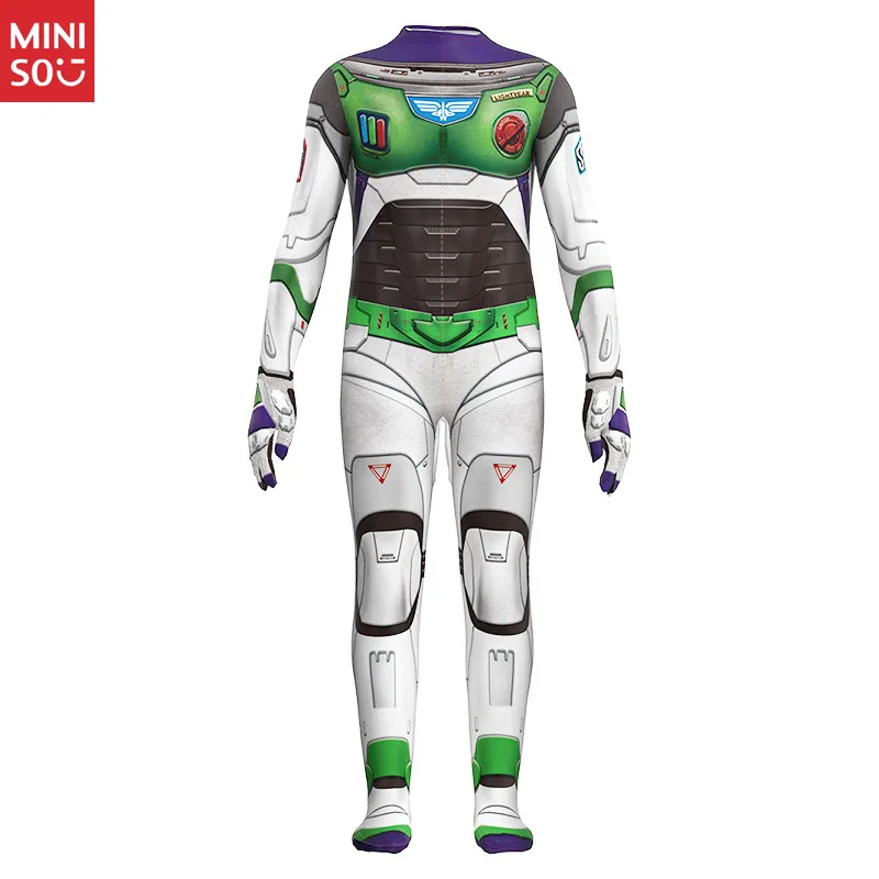 

Костюм Базза Лайтера Miniso Toy Story, детское боди для ролевых игр, мультяшный косплей