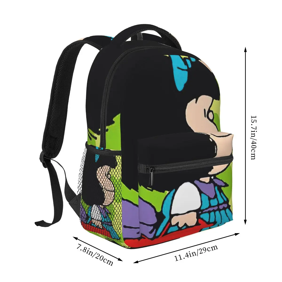 Mafalda Backpack for Girls Boys Travel RucksackBackpacks for Teenage school bag