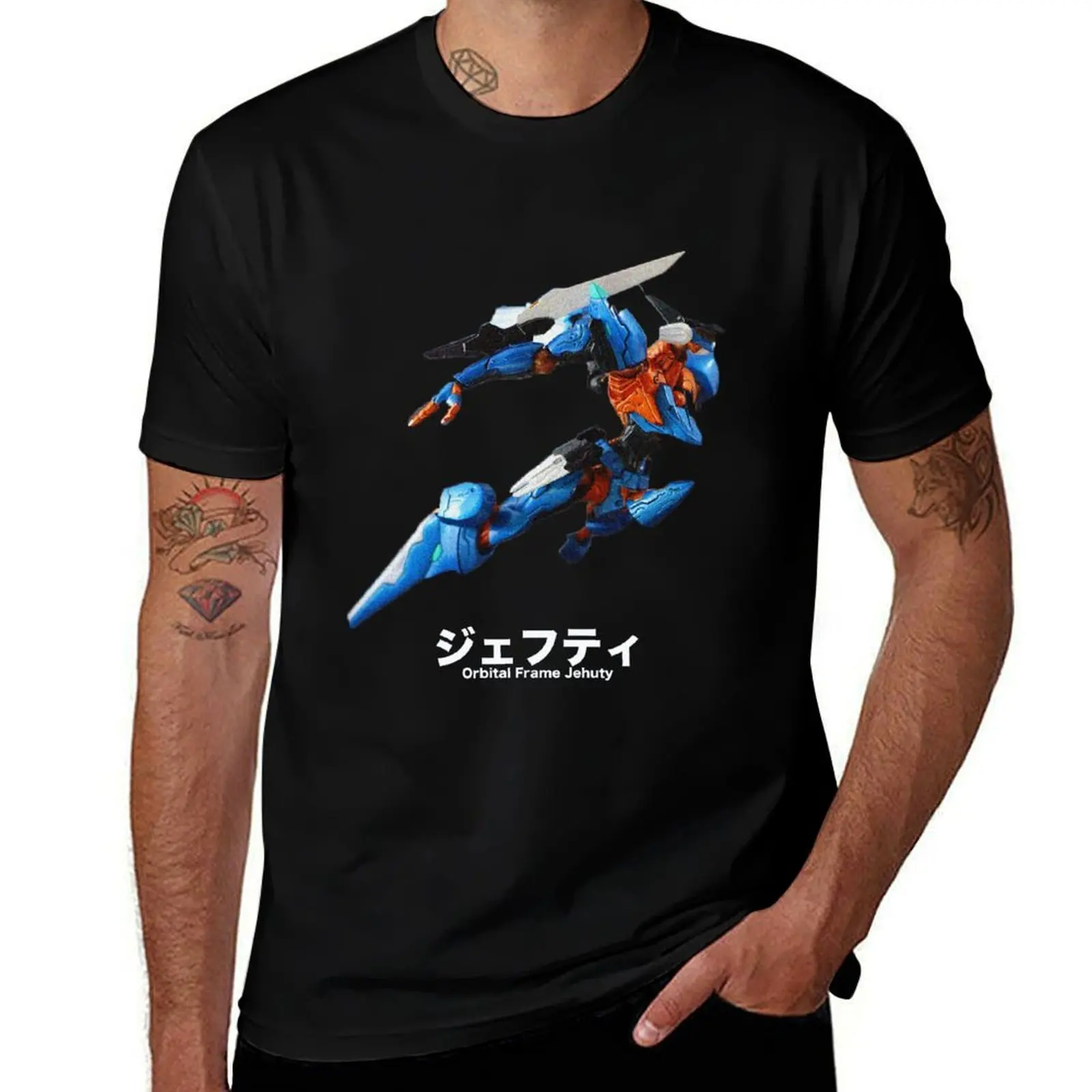 

Mecha - Orbital Frame Jehuty T-Shirt Plus Size Everyday Tee Shirt