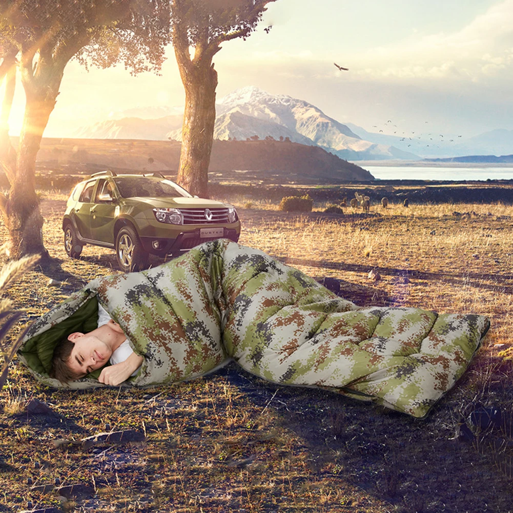 

Envelope Sleeping Bag Breathable Waterproof Sleeping Bag Lightweight with Compression Sack for 3 Season Traveling Camping Hiking