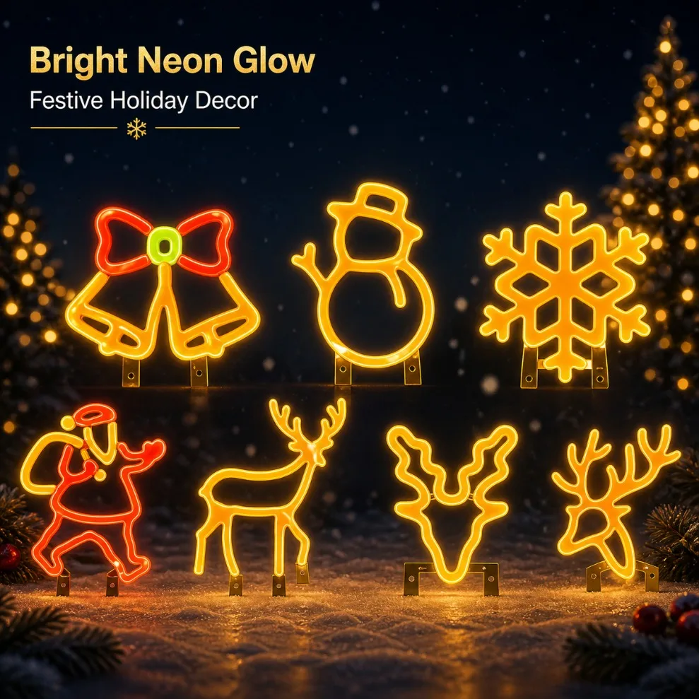LED Filament 3V Christmas Irregular Multicolor Decorative Ambience Backdrop Banquet Table Unique Handmade Package Ornament