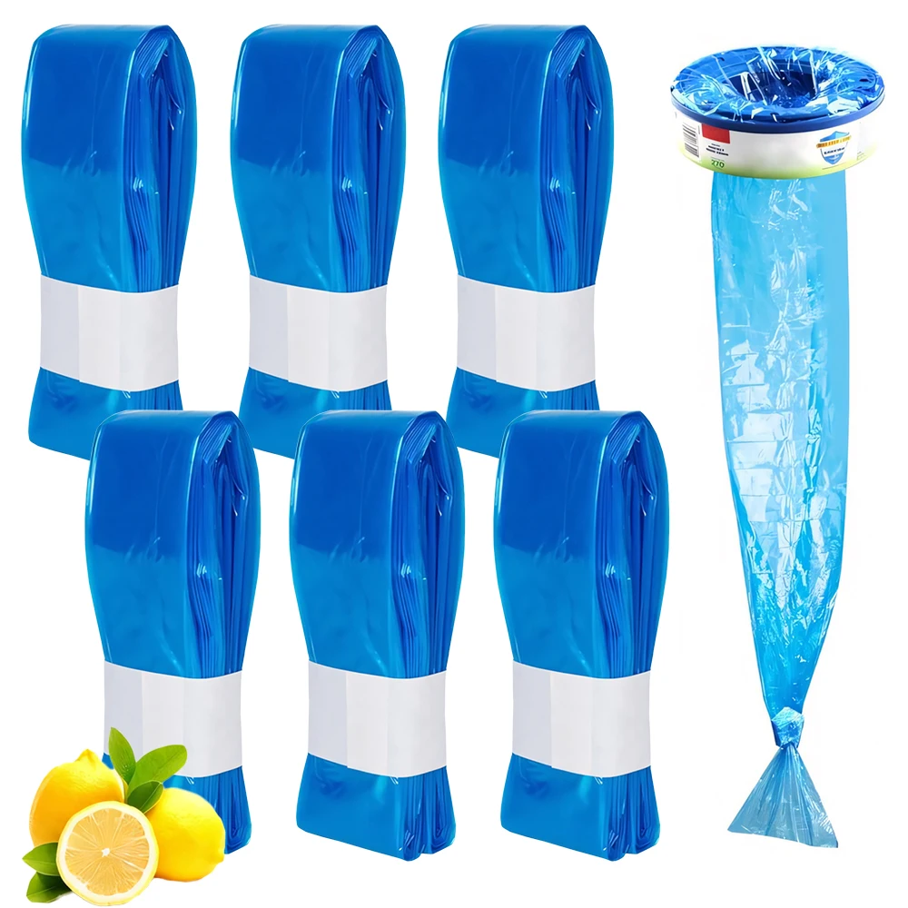 2/6/12 Sacos de Refil para Lixeira de Fraldas Compatíveis com Diaper Genie, Munchkin, Dekor e Tommee Tippee, Sacos de Substituição para Lixeira de Fraldas