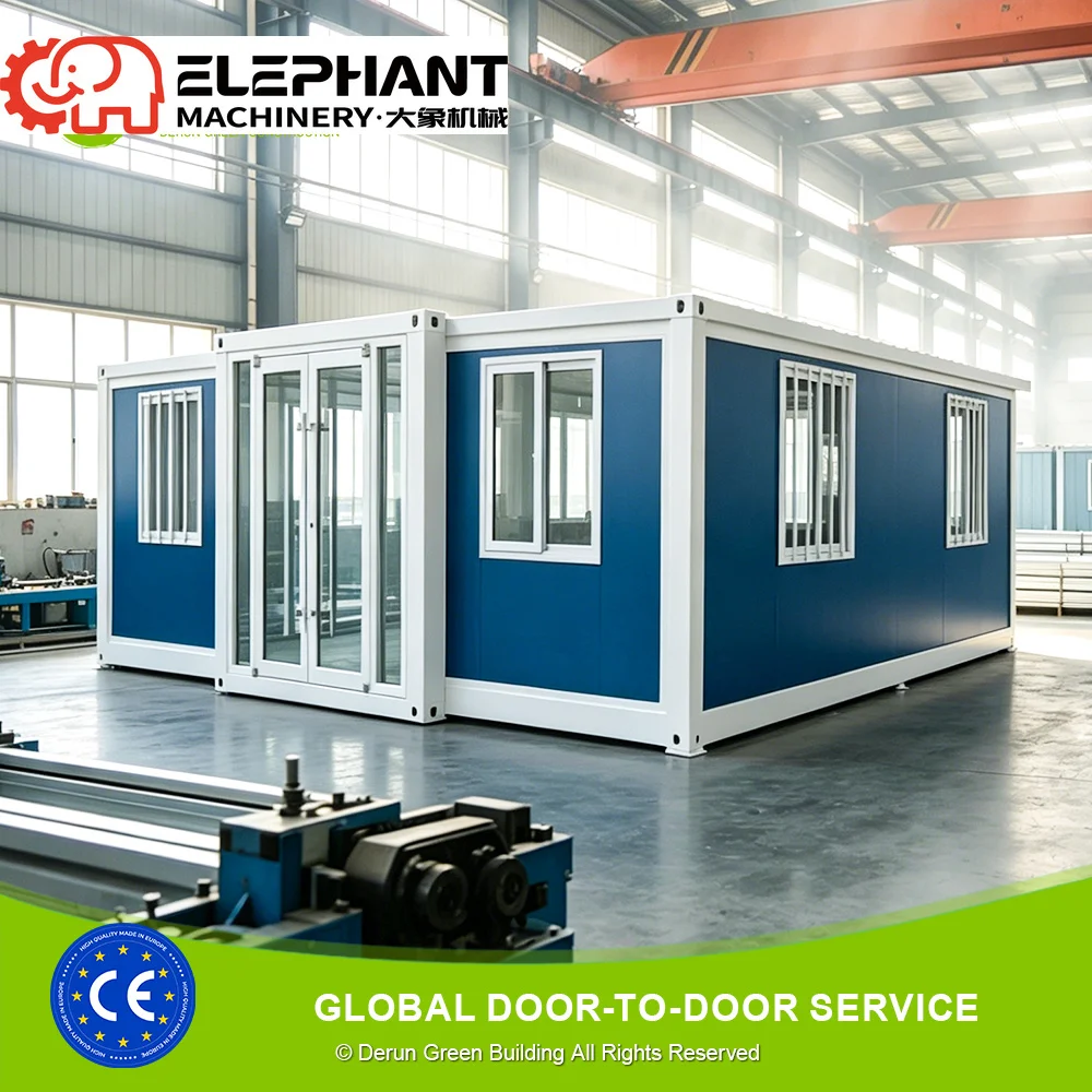 Energy Saving Prefab Expandable Modular Home with 50mm Fireproof EPS Sandwich Panel for Remote Area Staff Quarters Professional
