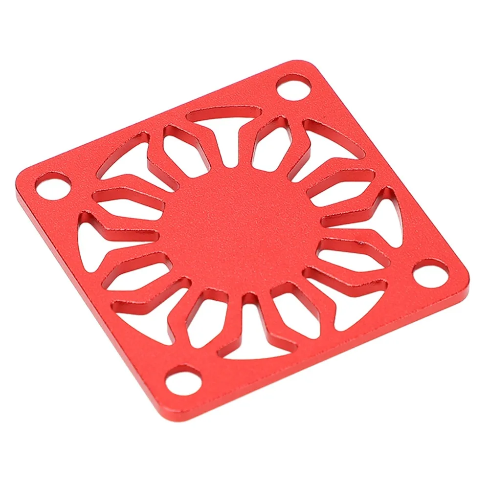 2 Pcs Durable 30x30mm Cooling Fan Cover Aluminum Alloy Lightweight Cooling Fan Heatsink Cover Engine Cooling Fan Cover RC Car