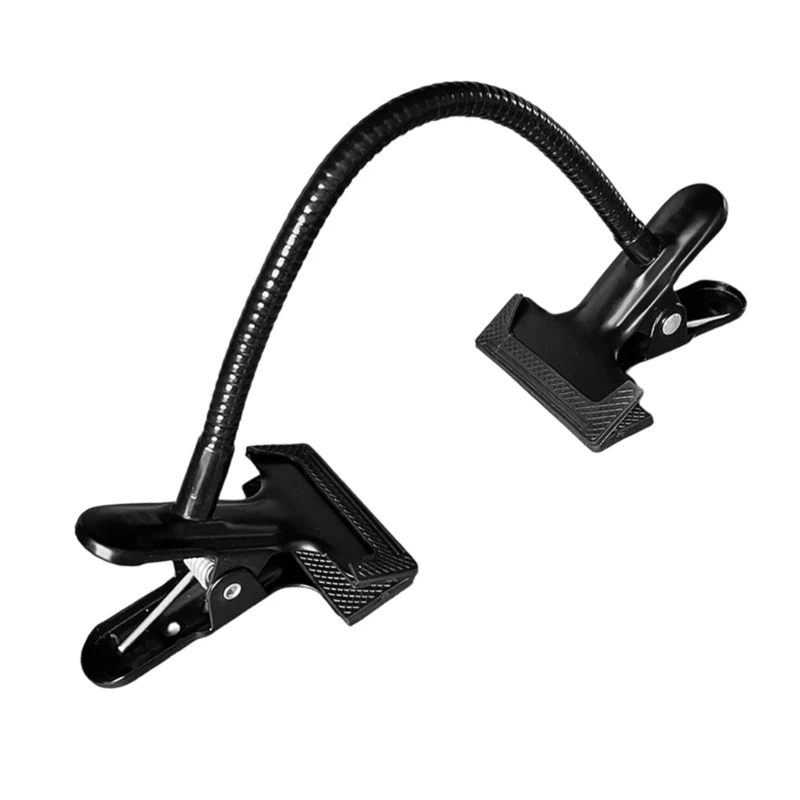 360 Grad drehbarer, biegsamer Arm mit Superklemme für Mikrofone, Ventilatoren und Haartrockner mit rutschfestem Gummi X3UB – Detail 1