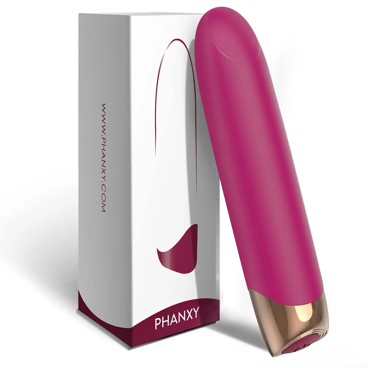 Mini Small Bullet Vibrator (Full Silicone) for Precise Stimulation, G Spot Dildo Vibrators Clitorals Stimulator with 7 Vibratio