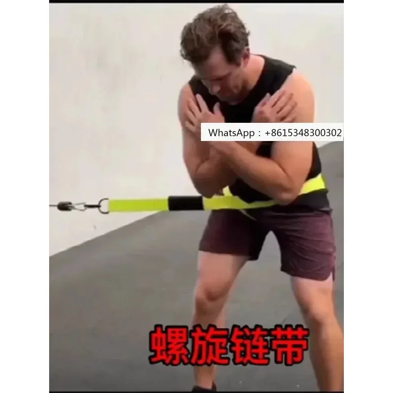 

Spiral Chain Muscle Tension Belt Forward Oblique Muscle Fascia Suspension System Spiral Chain Belt Hip Isolation Training