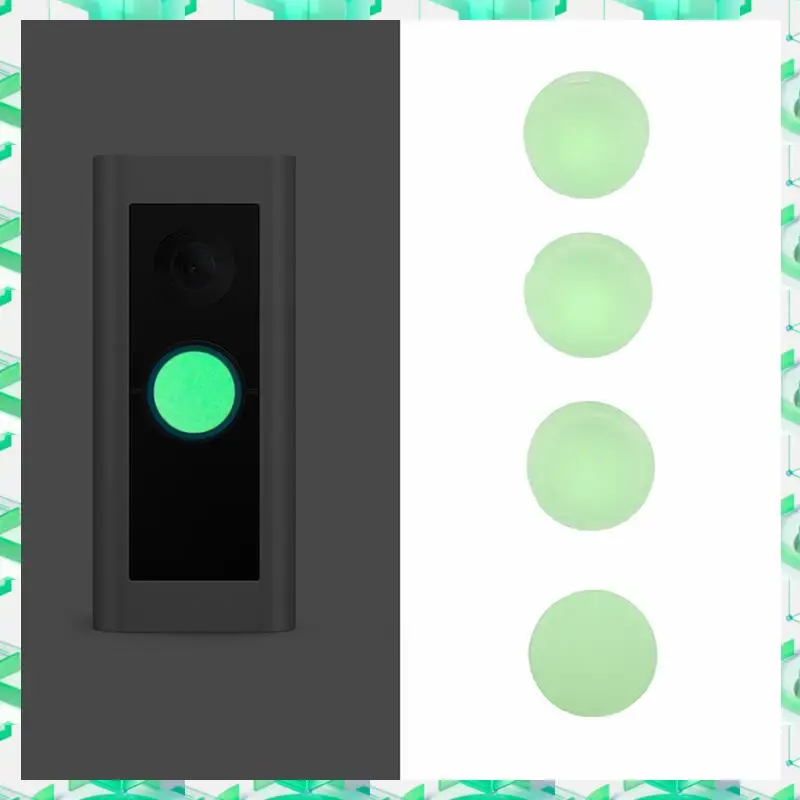 

3C Electron Doorbell Button Replacement,Doorbell Buttons Replacement,4Pcs Video Doorbell Buttons,Repair Split Cracked Broken But