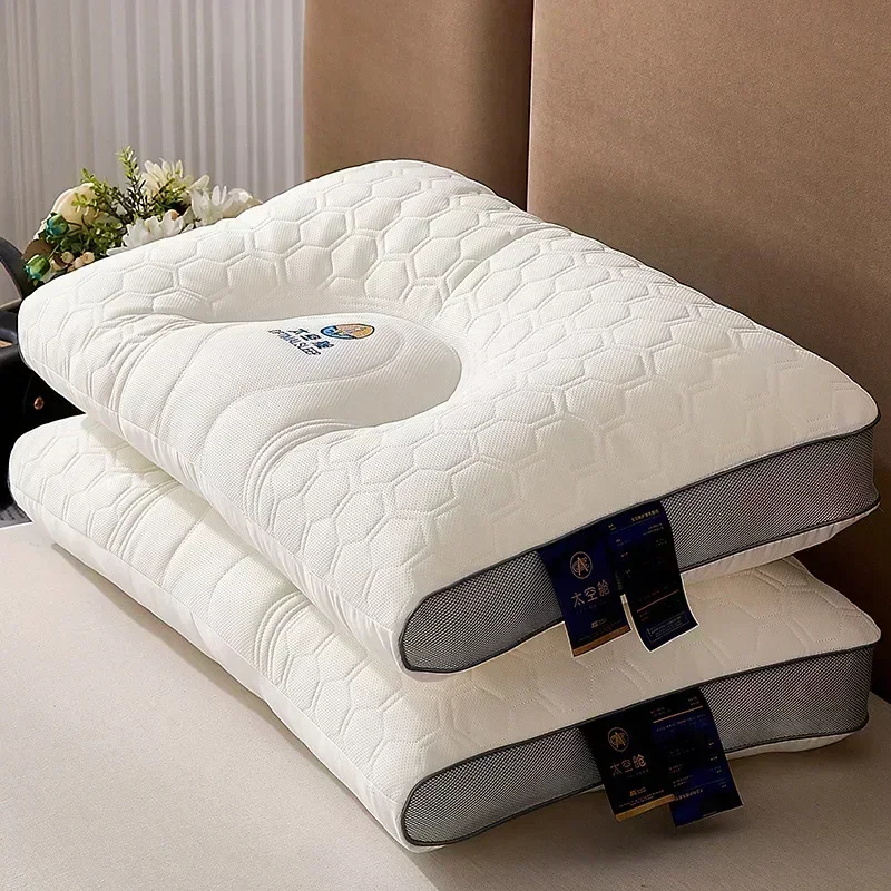 Newly designed Space pillow 3D ergonomic neck pillow anti-pilling comfortable sleeping bed pillow