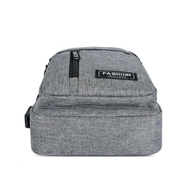 Sac de poitrine multifonctionnel pour hommes, tendance de la mode, sac Oxford Grill initié, style coréen décontracté, sac messager étanche, cadeau, nouveau