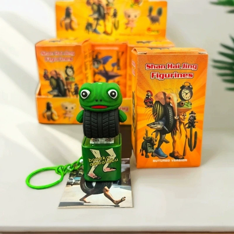 Tralalero Tralala Tungtungtung Wooden Stick Man Button Keychain Luminous Pendant  Anime Peripheral Decor Decor Gift Toys Gifts