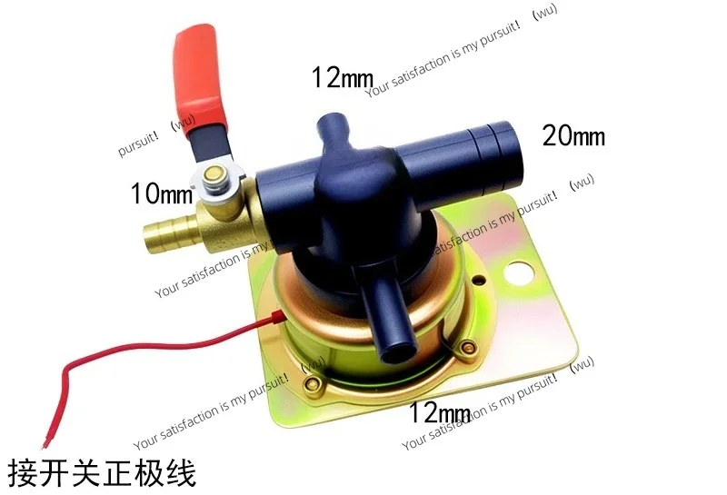 for 4‑Way Solenoid Valve 12V 24V Electromagnetic Drain Switch Truck Water Sprinkler Brake Drip Replacement Spare Accessories