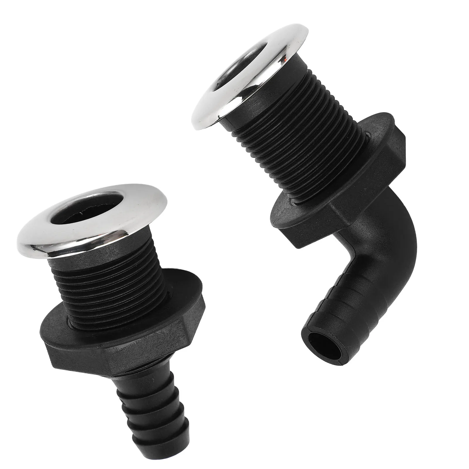 

Boat Thru Hull Fittings Hose 3/4inch 20mm Secure Thru Hull Valve Fitting for Boat Transoms Fish Wells Ice Chests Yacht