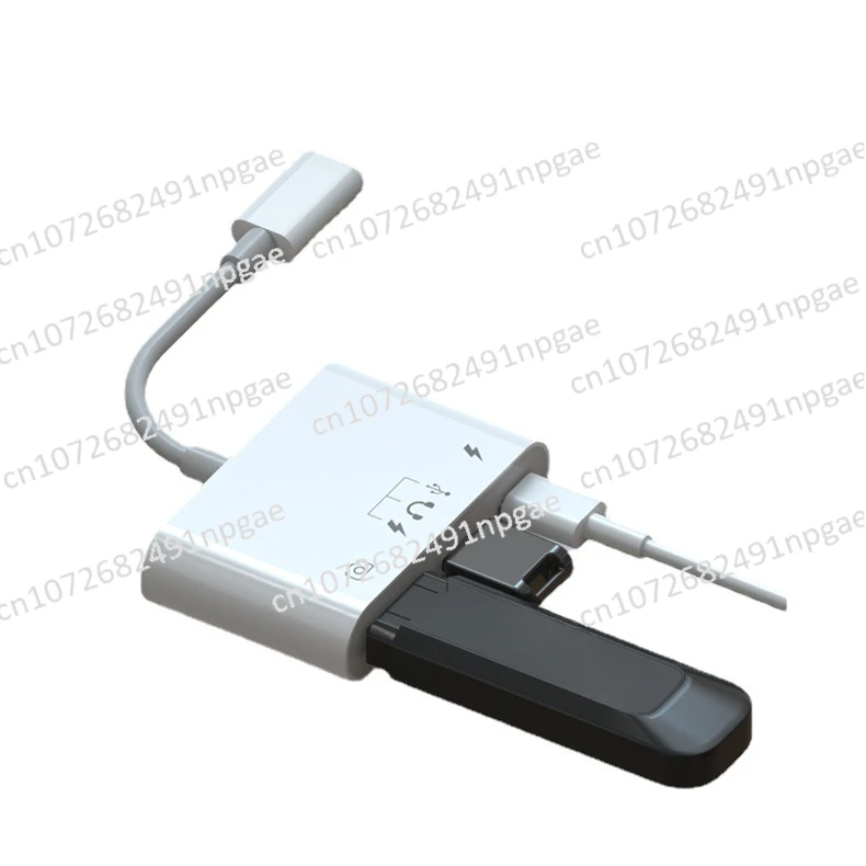 New Multi-function Mobile Phone Otg Card Reader Three-in-one Usb3.0U Disk Type-c Earphone Read Hard Disk Card Reader