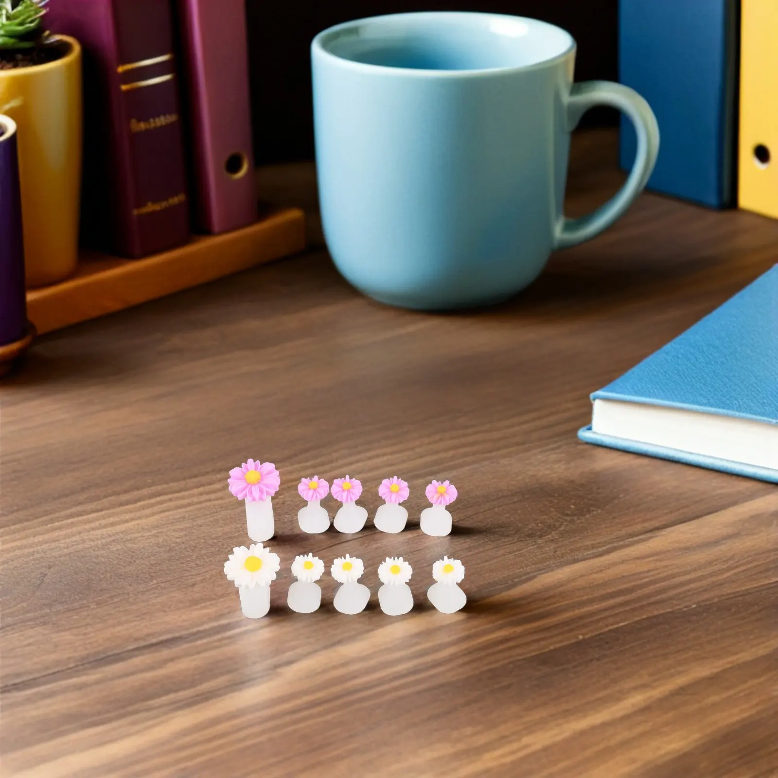 

2 комплекта силиконовых разделителей для пальцев ног с цветочным дизайном, многоразовые, для педикюра, коррекции вальгусной деформации, выравнивания пальцев, ухода за ногами