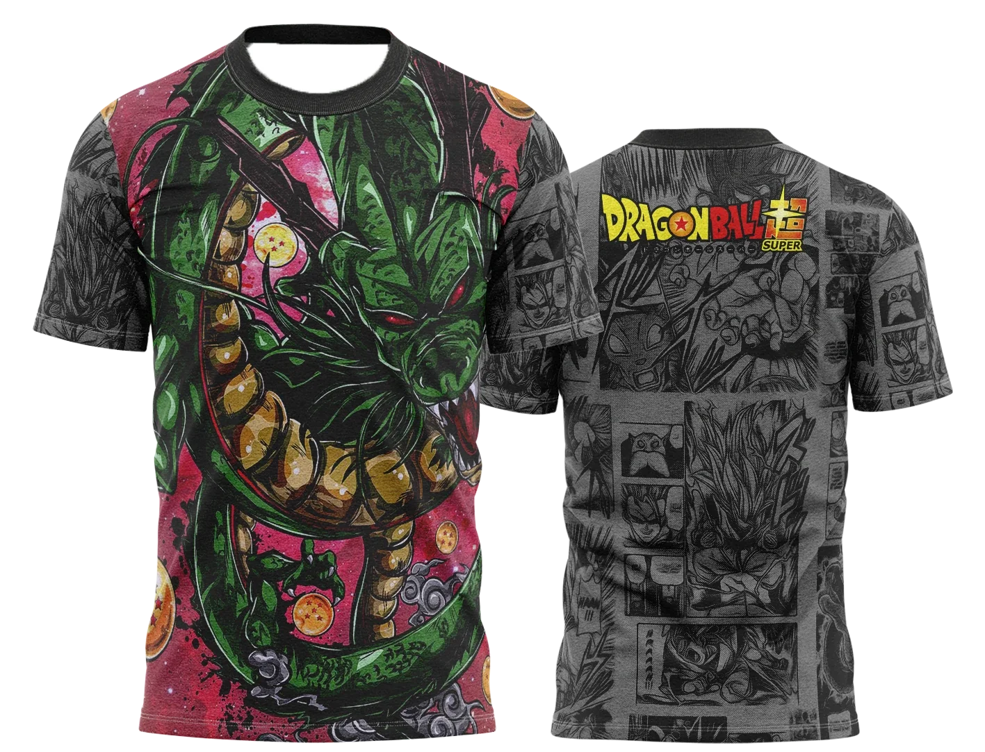 夏新日本アニメ周辺メンズ Tシャツドラゴンボールアニメドレスアップコスウェアメンズ漫画プリントパターン Tシャツ