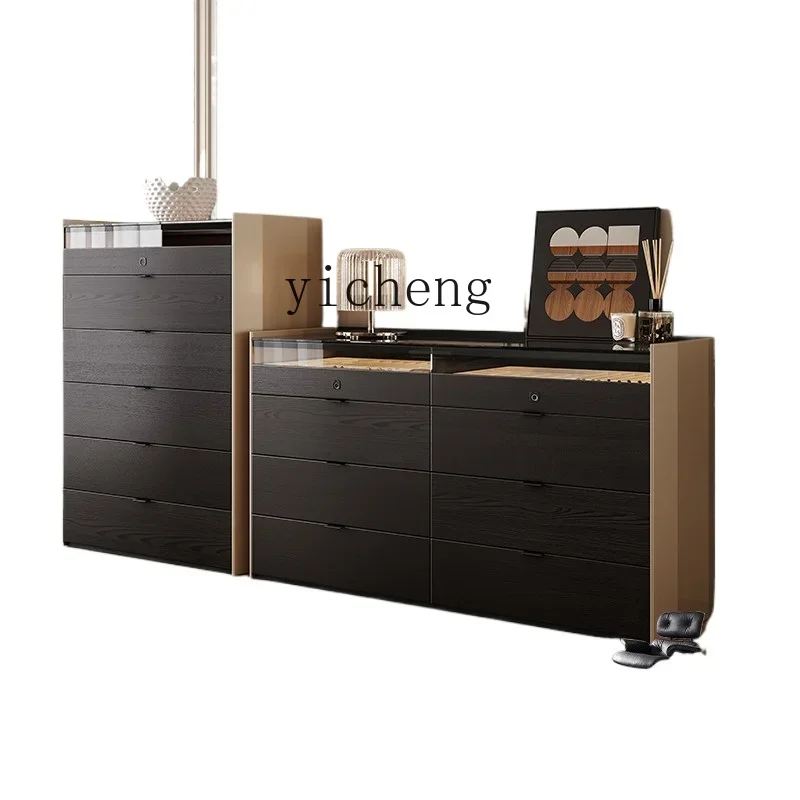 

ZK Jewelry Cabinet Home Floor Master Bedroom Tailstock Chest of Drawers Light Luxury Italian Cloakroom