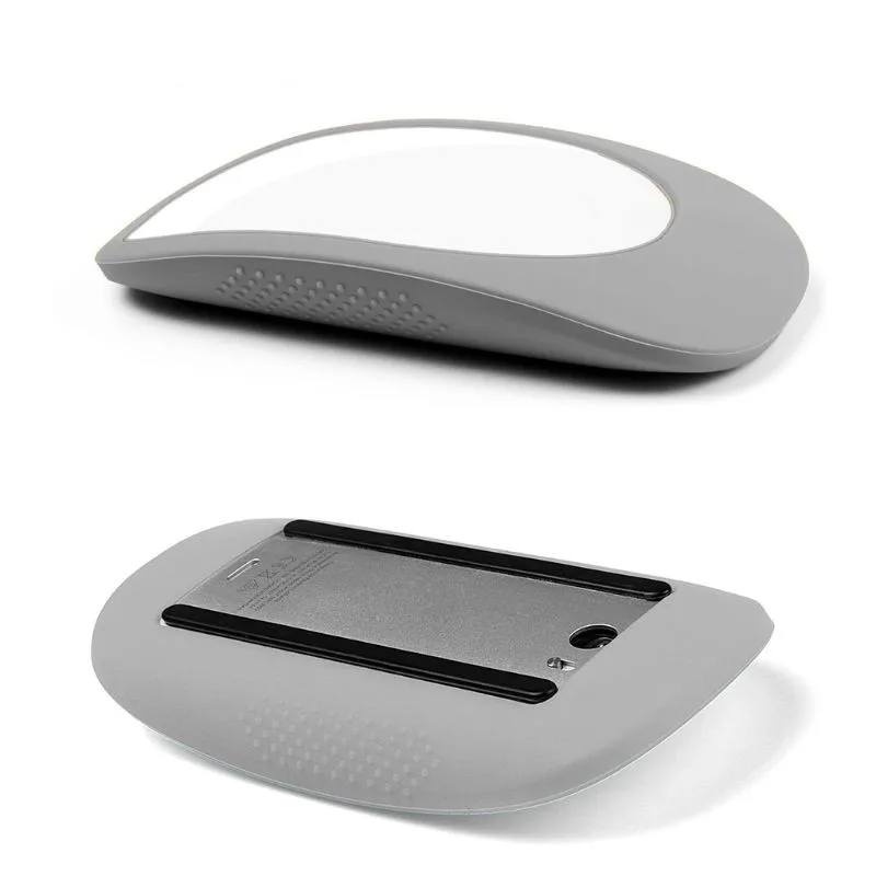 Molle Del Silicone Della Copertura Della Cassa di Protezione Della Pelle Carino Mouse Del Sacchetto Per Magic Mouse 2 Custodia In Silicone per Apple Magic iPad Mouse