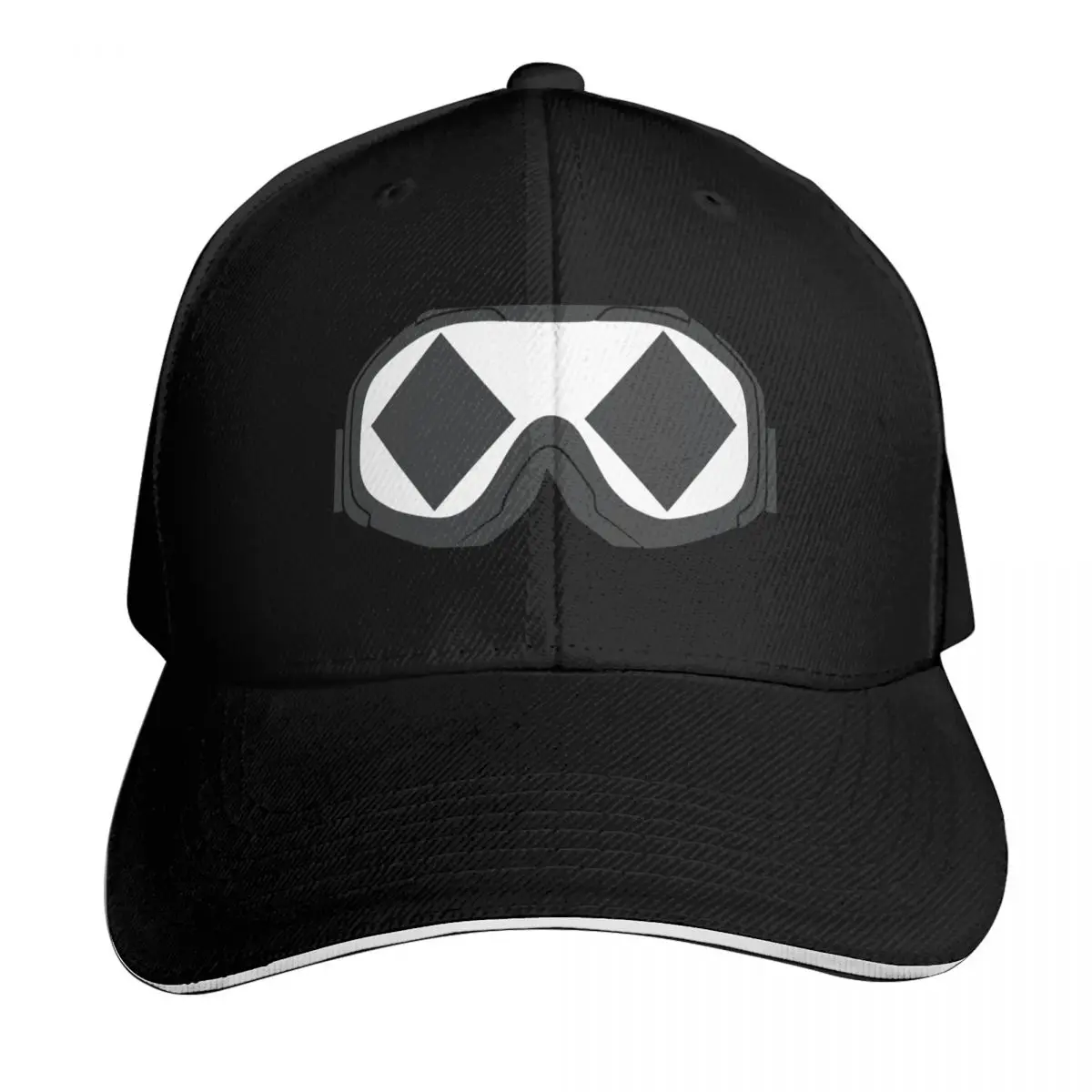 Ski Goggles Double Black Diamond Baseball Cap Snapback Flat Bill Strapback Dad Hat Six Panel Structured Crown