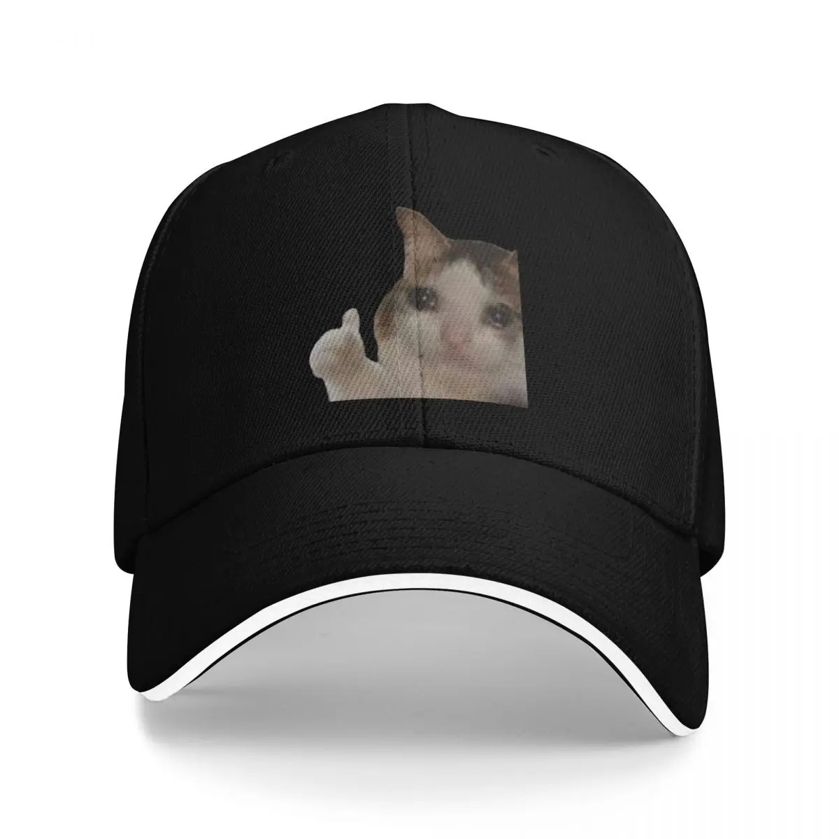 

Thumbs Up Crying Cat Baseball Cap cute Kids Hat hats for men Men's Caps Women's
